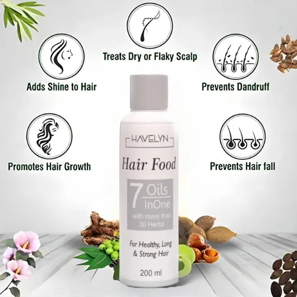 Original Havelyn Hair Food Oil (Mixture Of 7 Herbal Oils) Glow Haven