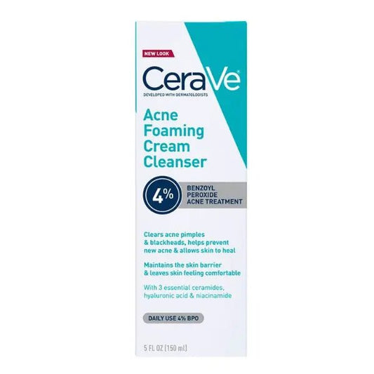 CeraVe Acne Foaming Cream Cleanser - 150ml - Glow Haven