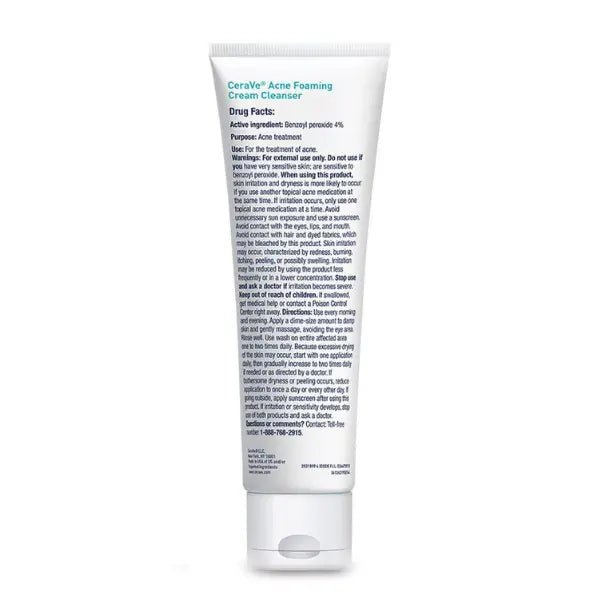 CeraVe Acne Foaming Cream Cleanser - 150ml - Glow Haven