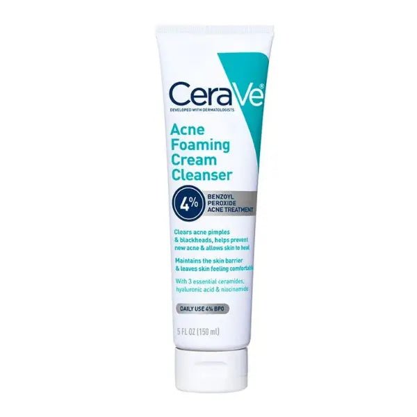 CeraVe Acne Foaming Cream Cleanser - 150ml - Glow Haven